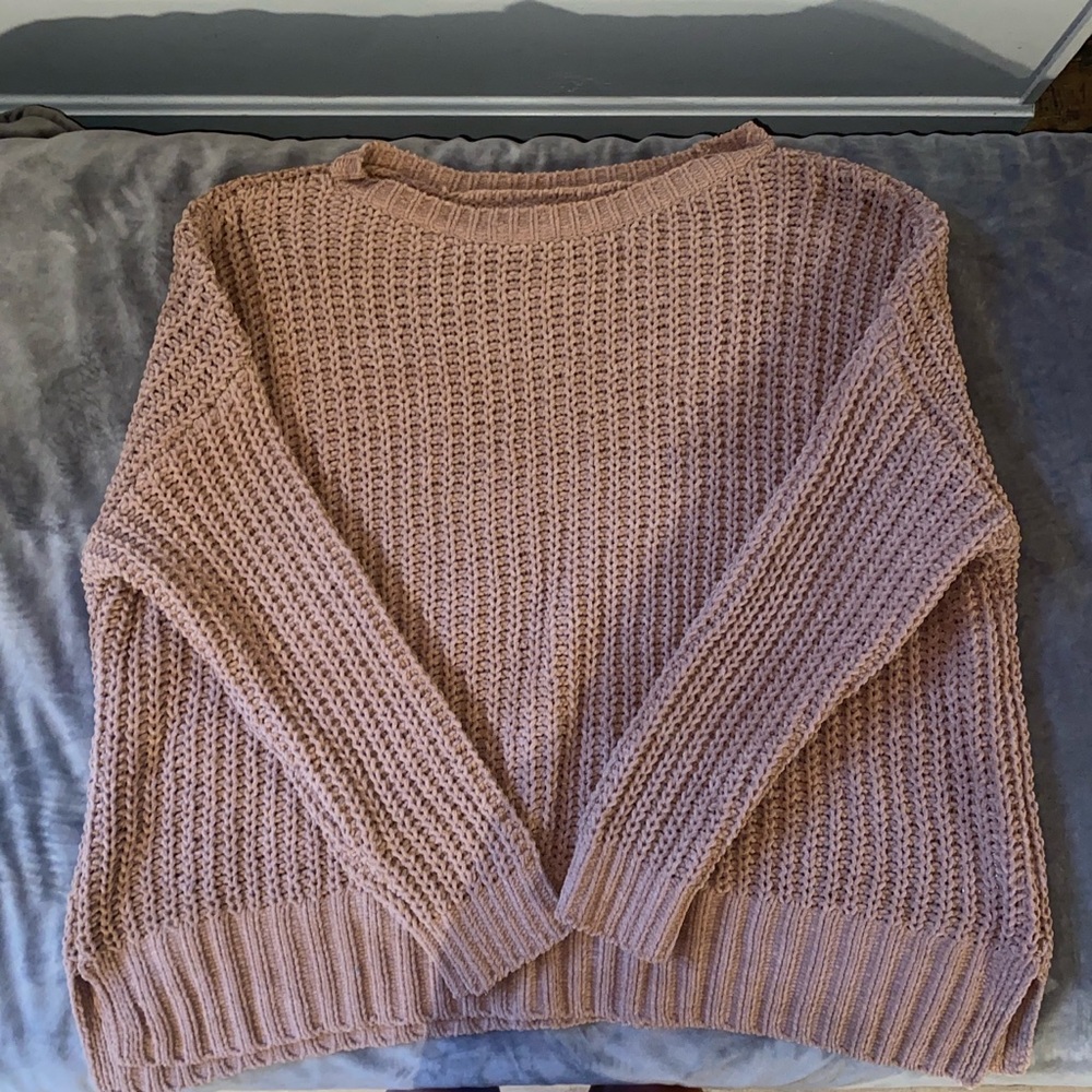 brown american eagle knitted sweater